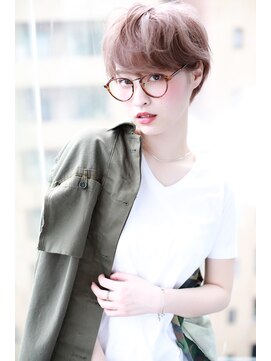 クラウドゼロ(Cloud zero) アッシュ小顔ショートカーキスタイル【Cloud zero】