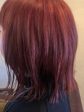 グレープバイン(GRAPEVINES) ダブルカラー☆チェリーレッド