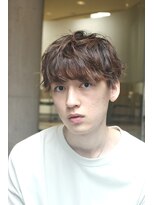 レンゲン(LENGEN)&nbsp;束感刈り上げビジネス七三ツーブロックアップバング２９