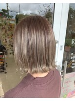 リラシー ヘアーアンドビューティー 龍ケ崎店(RELASY hair&beauty) クリームベージュカラー【イルミナカラー龍ケ崎】