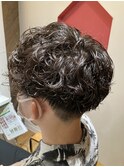 韓国マッシュ×スパイラルパーマ