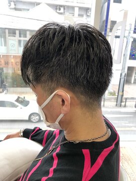 ヘッズ 本八幡店(HEADS) かき上げヘア ニュアンスマッシュ サイドパート 韓国マッシュ