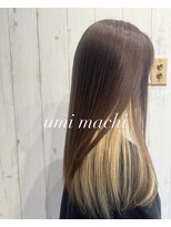 ウミマチ(umi machi)&nbsp;umi machi  抜きっぱな　インナーカラー　2022/6/5