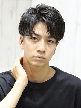 ヨシザワインク プレミアム 横浜 桜木町店(YOSHIZAWA Inc. PREMIUM) アップバング抜け感濡れ感セクシーツーブロック