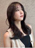 ふんわりカールの重なりは計算されたレイヤーのおかげ
