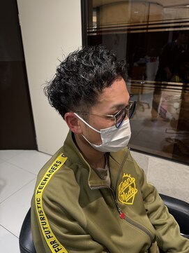 アヴァンスクロス あべのルシアス店(AVANCE. CROSS) メンズショート×ツイストパーマ