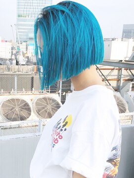 アルバム 池袋(ALBUM) エモージュニュアンスカラーブルーシルバー_ba146231