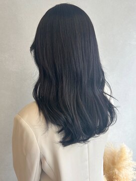 ミュラ(mulah) ブリーチなし透明感カラーダークラベンダー＊暗めカラーロング