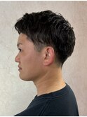 スパイキーショート　2ブロック　フェード　刈り上げ