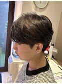 韓国風/メンズカット/メンズパーマ/カルマパーマ/マッシュウルフ