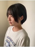 すっきり丸みショート