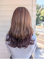 イコウヘアデザイン(icou hair design)&nbsp;裾カラー♪リッチカシス