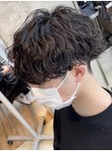 立川波巻きスパイラルパーマ波巻きパーマシャドウパーママッシュ