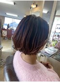 ミニボブ/白髪ぼかし