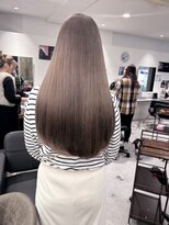 キング(K!ng)&nbsp;縮毛矯正髪質改善ハイライトレイヤーカット楠葉美容室エクステ