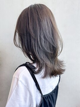 アイティーバイアルバム 八王子店(IT by ALBUM) 顔周りレイヤーミディアムロング美髪_ba524051