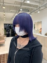 エトレ(etore)&nbsp;ウルフカット/ブルーラベンダー/ディープラベンダー/ブリーチ