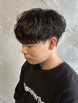 ニアウ 高崎店(Niau)&nbsp;メンズマッシュシャドウパーマ群馬高崎眉毛韓国刈り上げ