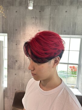 サンエンヘアー(lll_en hair) ハンサムショートandセクションカラー