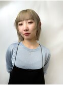 顔まわりレイヤーボブ