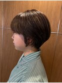どこから見ても綺麗なシルエットの大人ショートヘア◎