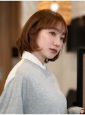 フレンチボブレイヤーカット＊顔周りレイヤー＊銀座＊ミニボブ