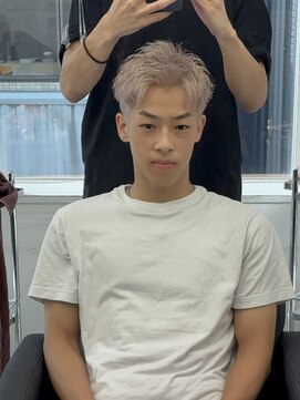 メンズペレ 渋谷(MEN'S PELE) MEN’S HAIR/ブルーブラック/フェザーパーマ/渋谷