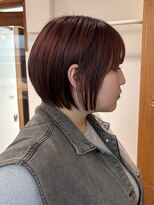 エニエンメイクス 立川(ENIEN MAKE'S)&nbsp;暖色カラー、秋カラー、ショートボブ