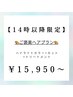 【14時以降限定】ケアブリーチ使用ハイライトカラー+トリートメント+カット