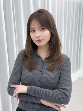 アマトウキョウスマートサロン(AMA TOKYO×Smart Salon) くびれレイヤー/顔まわりカット/レイヤーカット/小顔ヘア