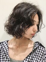 ピークアブー 原宿ハラカド(PEEK-A-BOO)&nbsp;ボブパーマ/カーリーヘア/癖毛くせ毛多毛/黒髪/簡単スタイリング