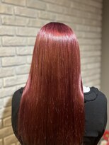 プルネ 藤枝(Plune)&nbsp;ブリーチ一回～ピンクレッド