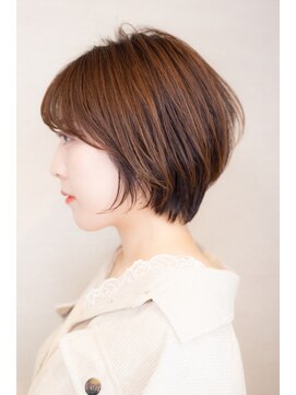 バームヘア(balm hair) 40代50代◎大人美人丸みボブ×ひし形シルエットパーマ