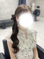 クラン 北新地店(Clan) サイドお団子ポニー/北新地ヘアセット