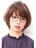 ショートカット・ 白髪染め・ 50代・ハイライト