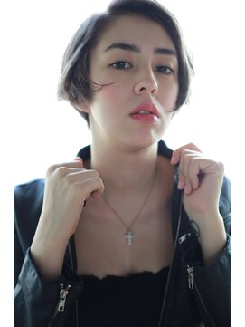 ラべリー 池袋(LOVELEY) LOVELEY マニッシュショート　ミルクティーカラー☆501