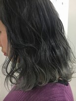 ブルーフェーセス 表参道(blue faces) 『bluefaces』スモーキーグレージュ×ハイライトグラデーション