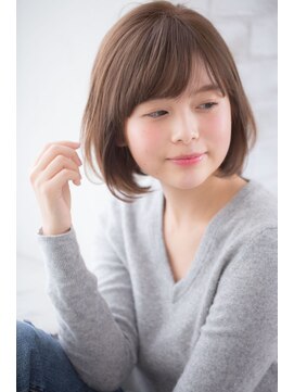 ジョエミバイアンアミ(joemi by Un ami) (joemi)切りっぱなしボブマッシュウルフオン眉ひし形 (花野)