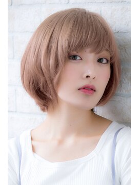ヘアーアートシフォン 池袋西口店(Hair art chiffon) 似合わせカットで魅せる斜めバングで大人ボブ風ナチュラルボブ