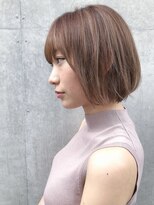 【mee.】ハセガワヒトシ 大人かわいい前下がりボブ　斜めバング