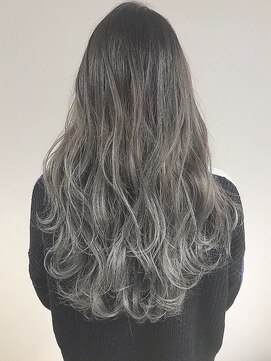オーバーヘアー 枚方店(over hair) 【La fith】 ホワティートグレージュグラデーションスタイル