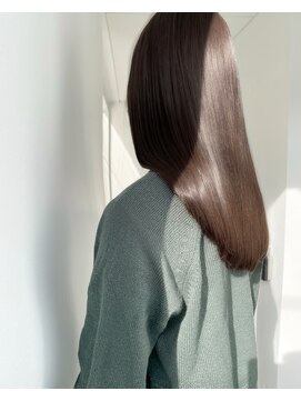 ヌード(nude) nude田中【ブリーチ無し】髪が柔らかく見えるブラウンカラー