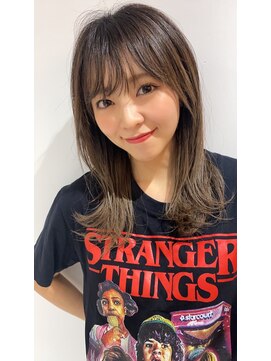 フラミューム たまプラーザ(flammeum) ナチュラルレイヤー×カーキグレージュ【たまプラーザ】