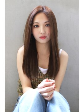 ブラン 栄(Blanc) 【Blanc】ヌーディベージュ_エアストレート