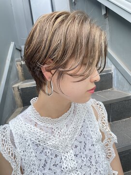 ヌード(NUDE) 「NUDE」#大人ショートボブ10代20代30代40代 前髪なしショート