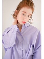 アース 三軒茶屋店(HAIR&MAKE EARTH)&nbsp;三軒茶屋_オレンジベージュ_ハイトーン_ブリーチ_ショート_ボブ