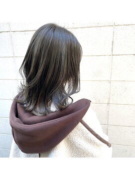 ジェコ(gecko) 【gecko.武蔵小山】ブリーチなしのオリーブベージュ