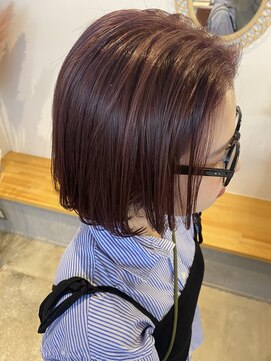 ポート バイ プライマル(port by primal) 前髪カタログ/マチルダボブ/ピンクベージュ/インナーグレージュ