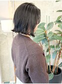 ゆる巻きボブ×地毛風カラー