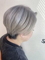 ヘアーアンドスパソシット(HAIR&SPA SOCIT) 脱白髪染めカラー×マッシュショート